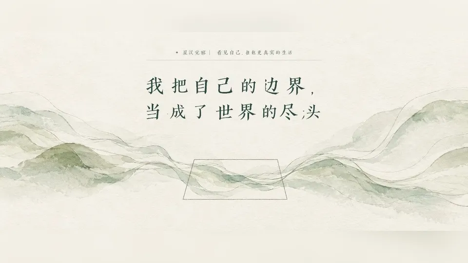 撞到的不是尽头，是理解的边界