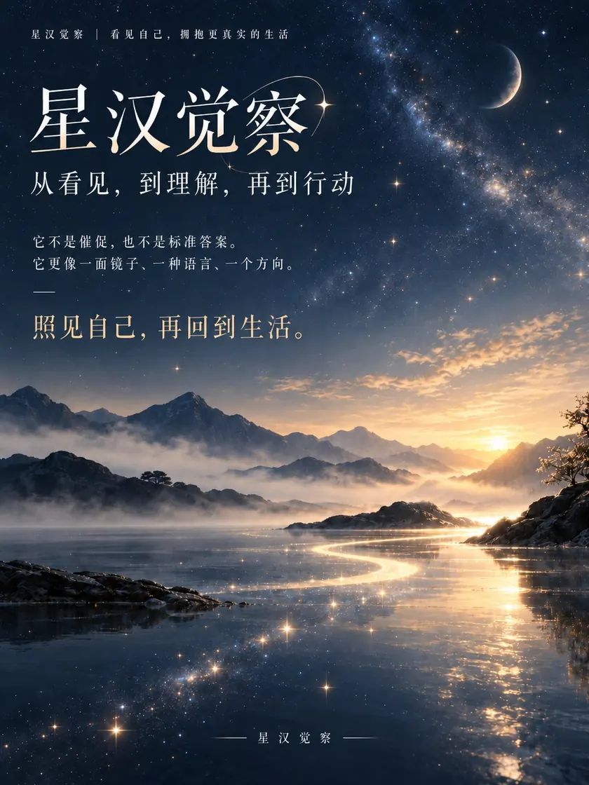 星汉觉察 · 从看见，到理解，再到行动