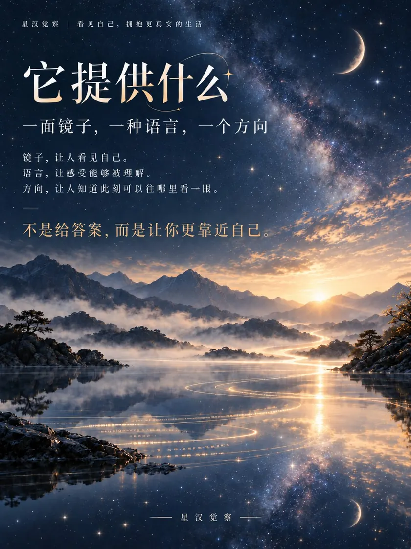 星汉觉察 · 它提供什么