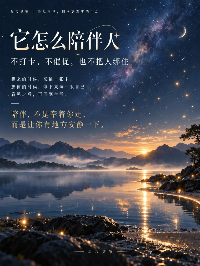 星汉觉察 · 它怎么陪伴人
