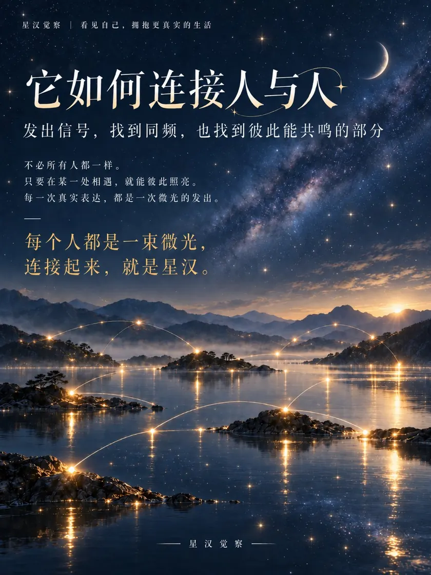 星汉觉察 · 它如何连接人与人